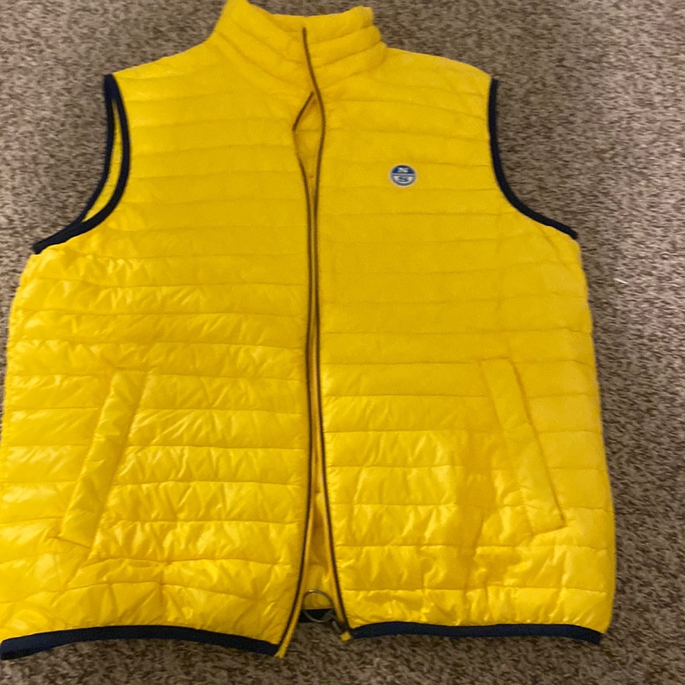 Yellow Puffer Vest